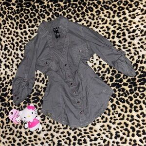 guess vintage button down top